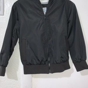 Black zip up jacket